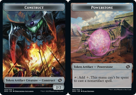 Construct Token (004) // Powerstone Token - Foil